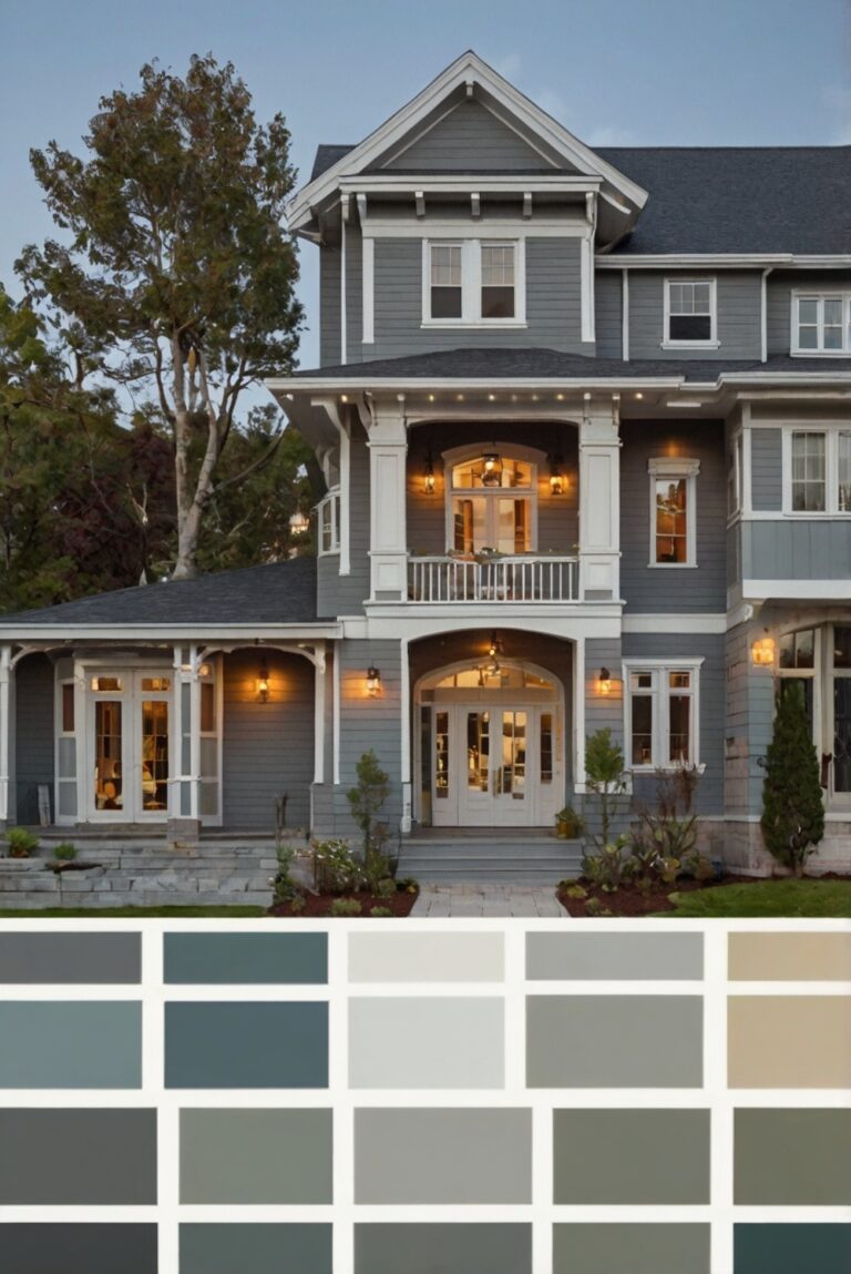 "9 Stunning Home Décor Ideas for Gray Exterior Color Schemes"