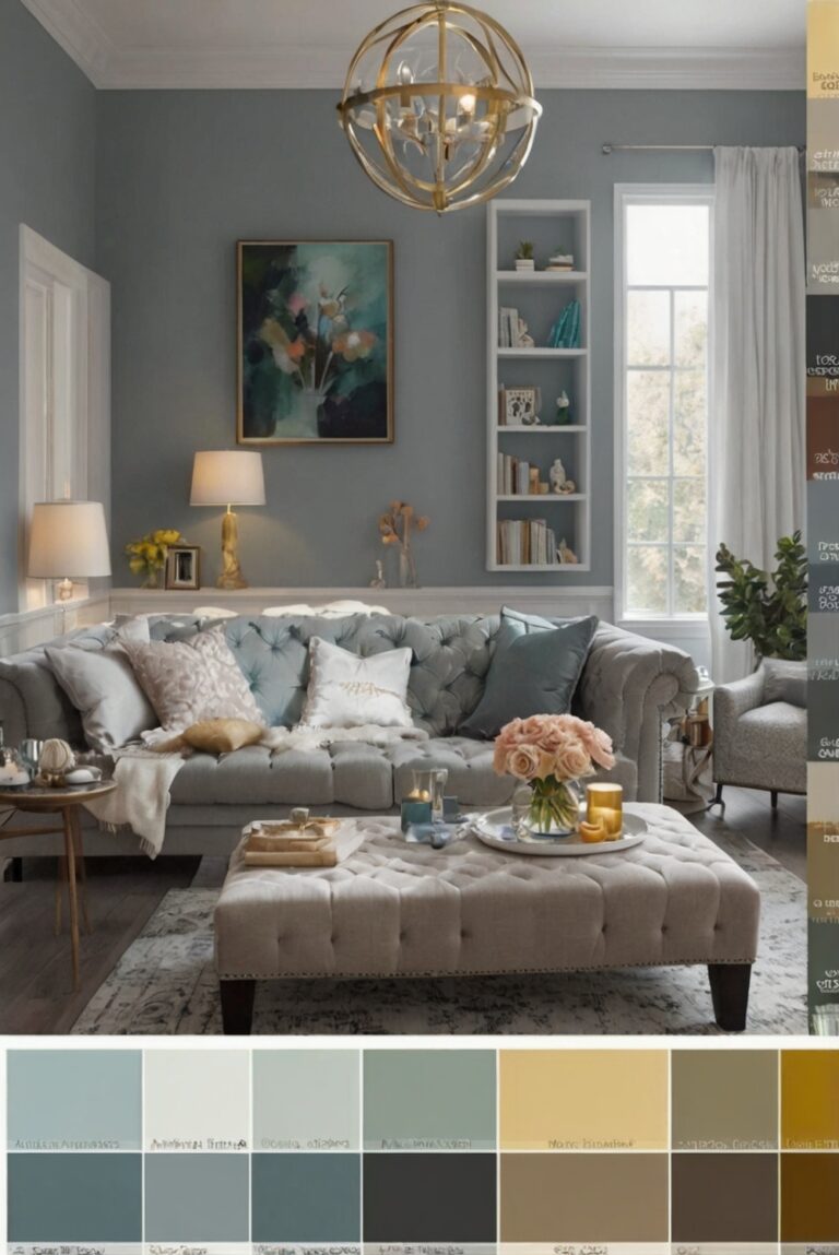 "9 Gorgeous Color Combinations That Go With Gray Room"