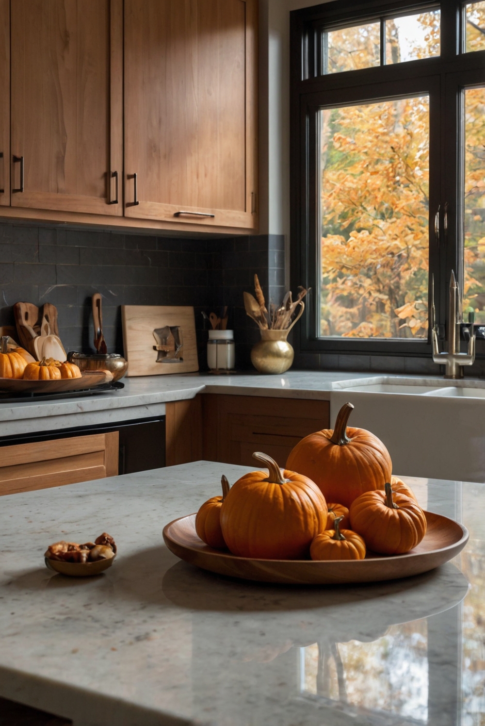 Fall kitchen decor, Kitchen decorations, Cozy kitchen, Autumn kitchen theme, Rustic kitchen design