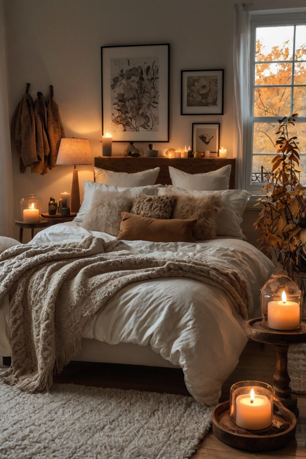 Upgrade bedroom decor, Cozy bedroom ideas, Fall bedroom decor, Bedroom renovation tips, Create cozy bedroom