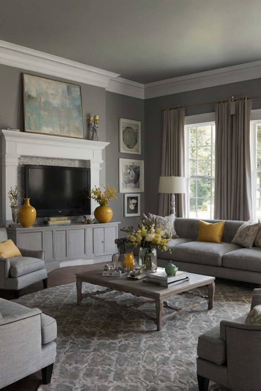 Top 9 Best Color Combinations for Gray Living Rooms