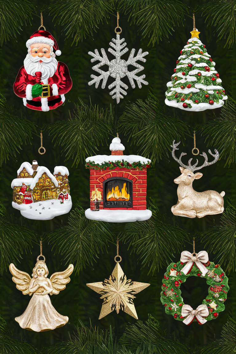 display Christmas ornaments, unique ornament displays, creative ornament arrangements, ornament decoration ideas, ornament showcase ideas