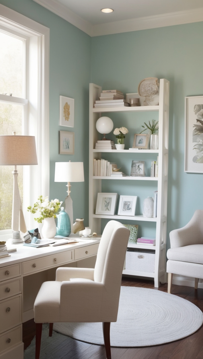 home office desk, small home office setup, compact home office furniture, space-saving home office ideas, minimalist home office design