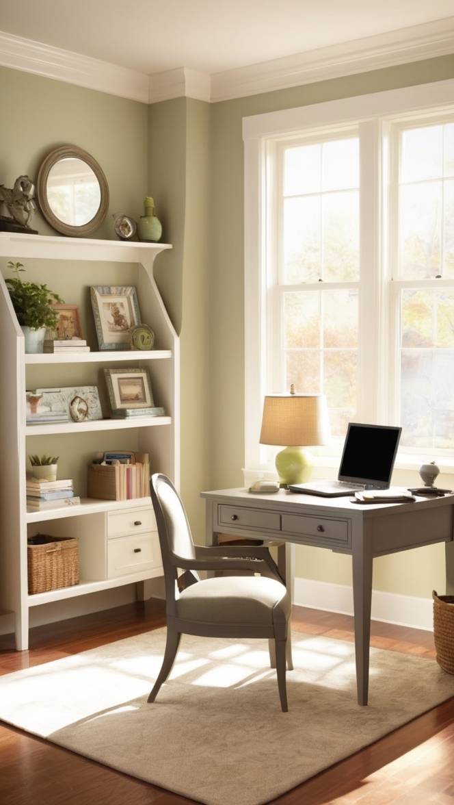 home office decor, minimalist office design, chic workspace , modern home office, stylish work environment