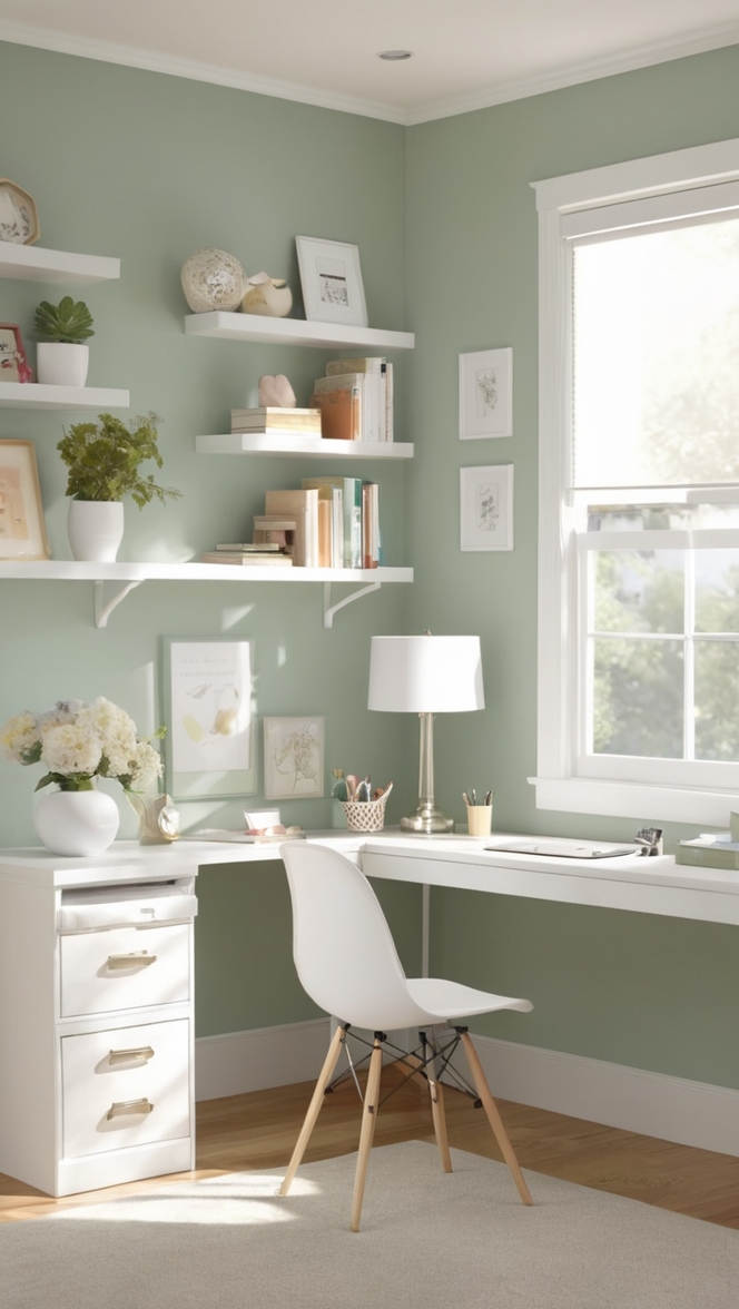 Mini home office furniture, Small office desk, Compact office chair, Home office decor, Small desk with storage