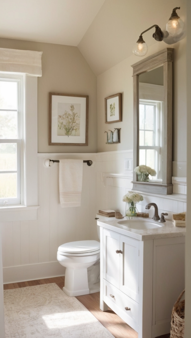 farmhouse bathroom renovation, bathroom remodel ideas, small bathroom design, farmhouse style bathroom, budget bathroom renovation