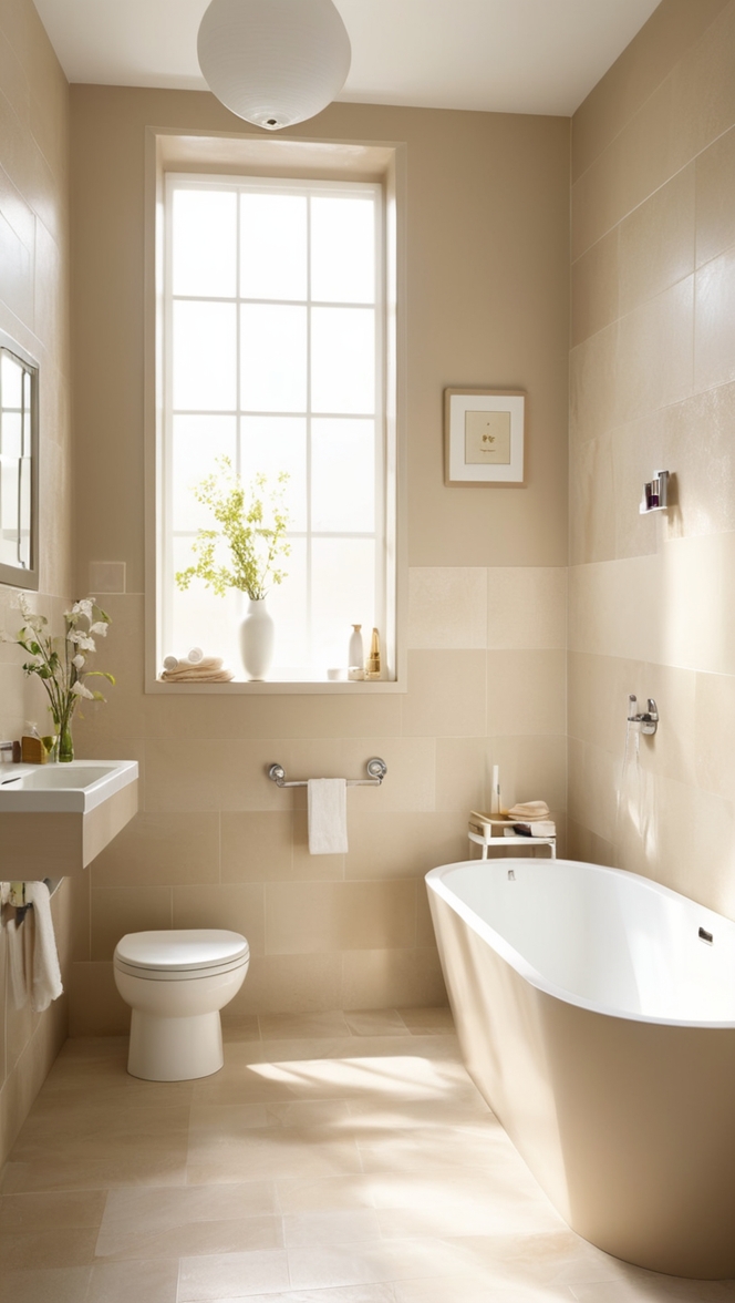 beige ceramic tiles, porcelain bathroom tiles, natural stone bathroom tiles, marble bathroom tiles, travertine bathroom tiles