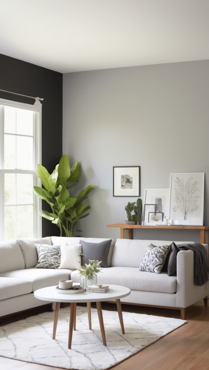 minimalist home decor, interior design ideas, modern living room design, stylish home interiors, contemporary home decor