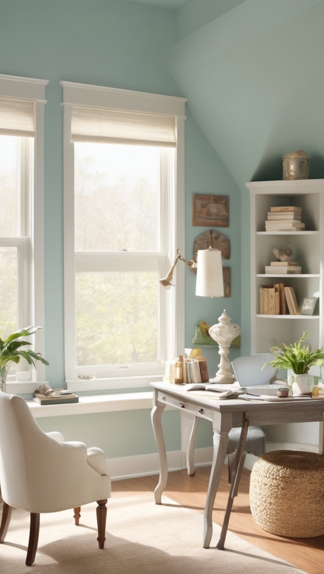 cozy home office decor, home office design, work from home setup, stylish home office, comfortable work space