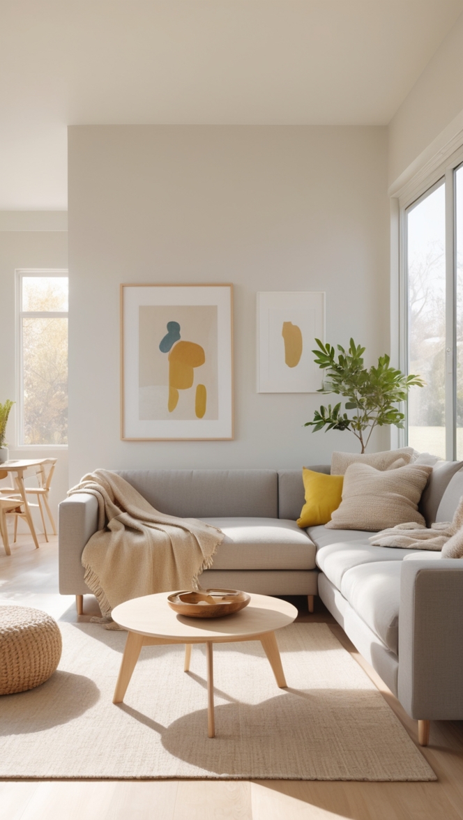 cozy living room decor, minimalist interior design, modern minimalist furniture, Scandinavian home decor, simple living room ideas