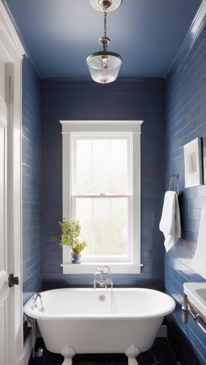 blue bathroom tiles, navy blue tiles, ceramic bathroom tiles, dark blue ceramic tiles, navy blue bathroom tiles