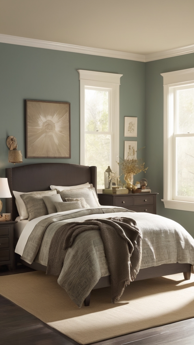 cozy bedroom decor, intimate bedroom design, moody bedroom inspiration, dark bedroom makeover, warm bedroom ambiance