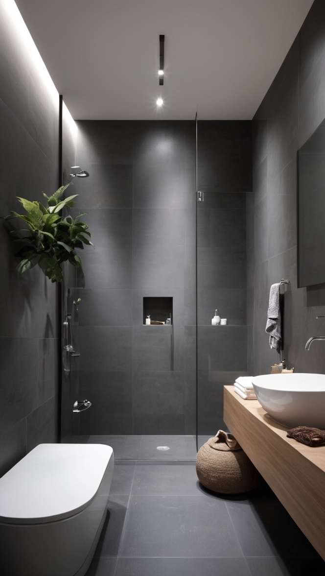 dark grey slate tiles, bathroom tile patterns, modern grey bathroom tiles, subway tile bathroom, large grey floor tiles