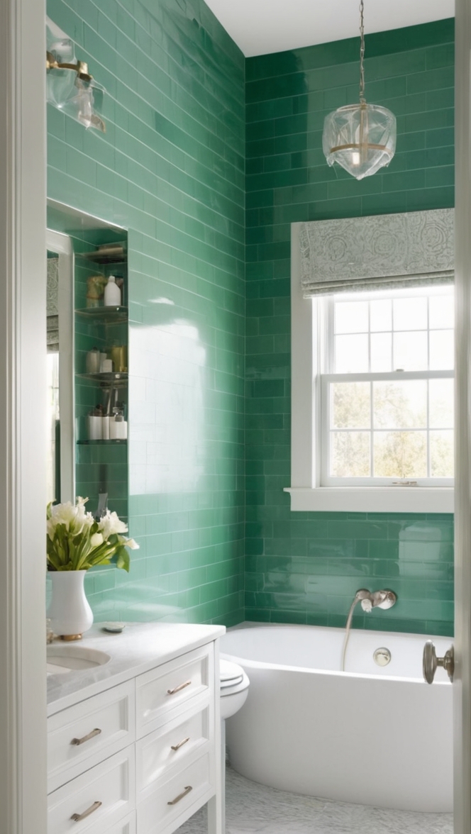 emerald green mosaic tiles, emerald green subway tiles, emerald green glass tiles, emerald green ceramic tiles, emerald green porcelain tiles