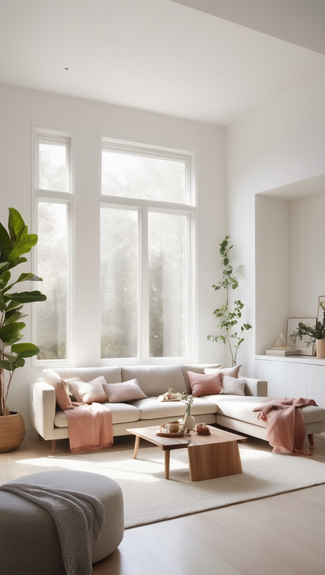 minimalist home decor, rustic living room decor, scandinavian living room design, modern minimalist interior, simplistic living room ideas