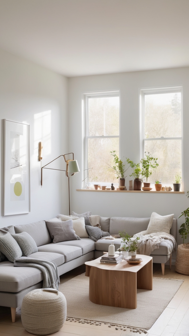 minimalist living room decor, modern minimalist living room, minimalist interior design, simple living room decor, clean and simple living room