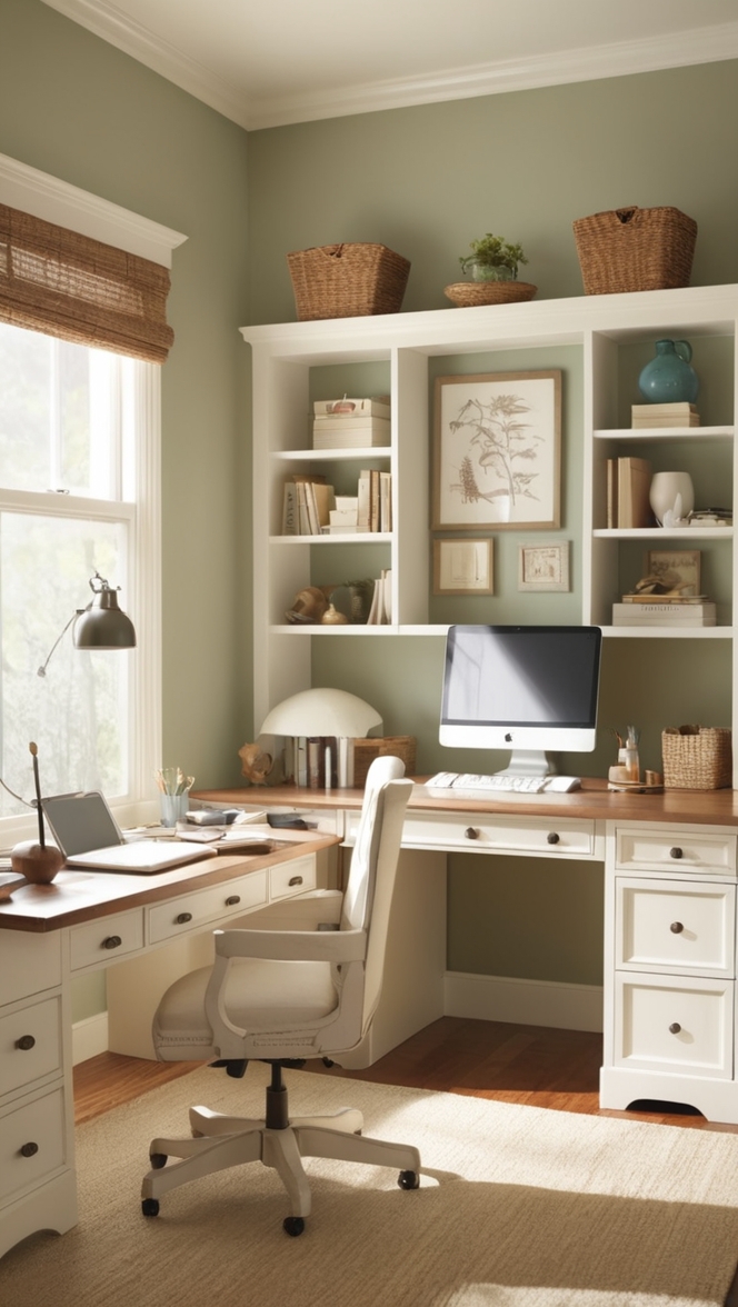 small office design, small office setup, small home office, office desk design, modern home office