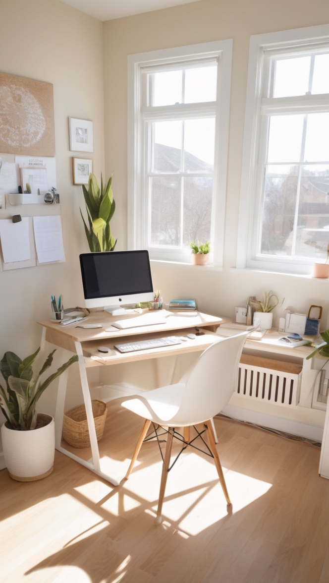 Small business office setup, Home office furniture, Office desk setup, Compact office solutions, Home office organization