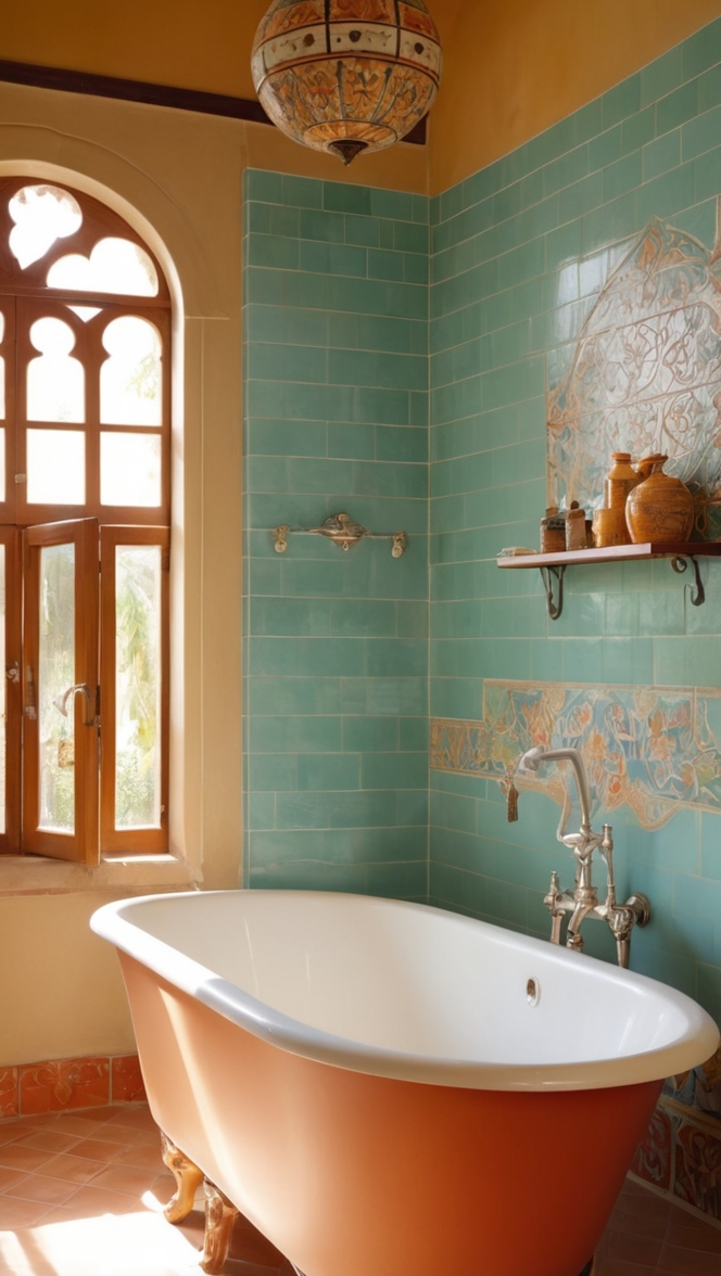 tiles, bathroom, tile design, mosaic tile, porcelain tiles