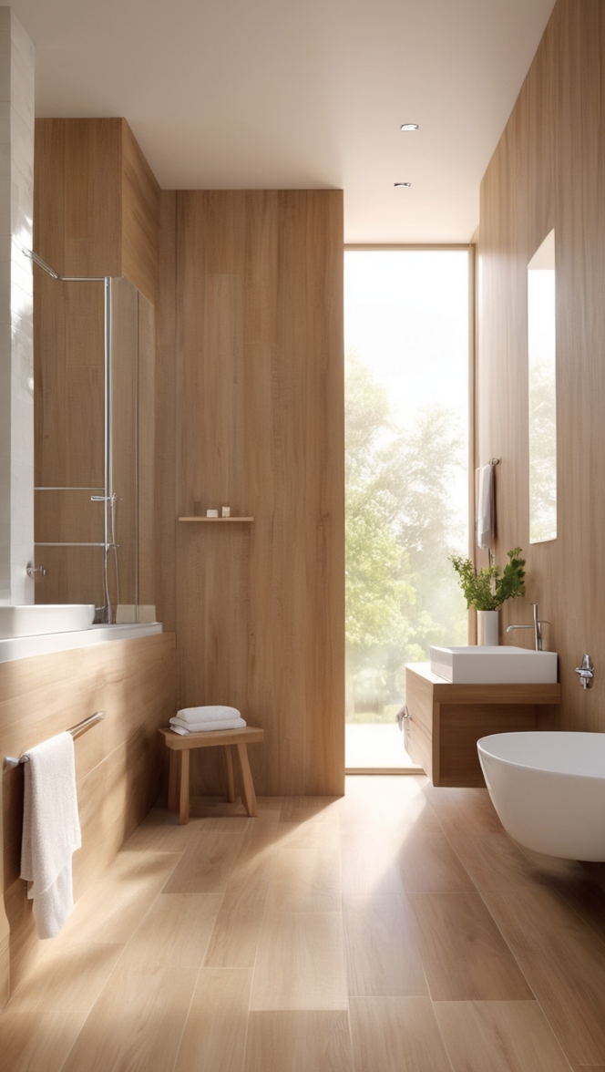 bathroom floor tiles, wood look porcelain tile, wood grain ceramic tile, wood effect floor tiles, rustic wood porcelain tile