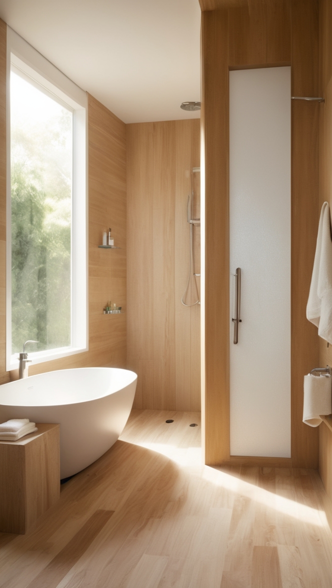 wood look tile, bathroom wood tiles, porcelain wood tile, best wood tile, waterproof wood tile