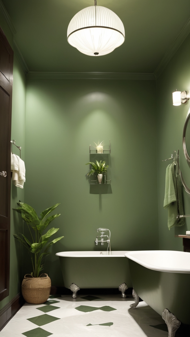 green bathroom decor, green bathroom tiles, emerald green bathroom, olive green bathroom, sage green bathroom