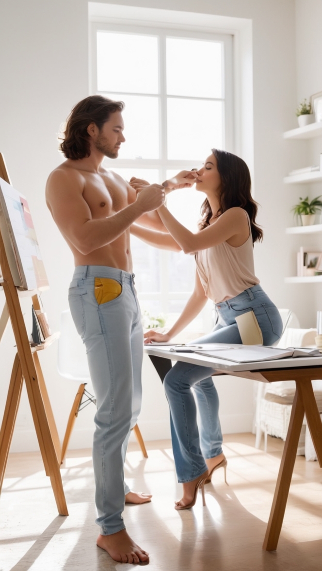 home office furniture, ergonomic office chair, dual monitor setup, standing desk, office organization