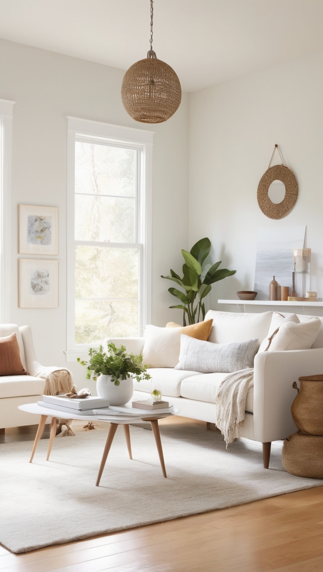 white decor, modern design, minimalist home, Scandinavian interiors, clean aesthetic