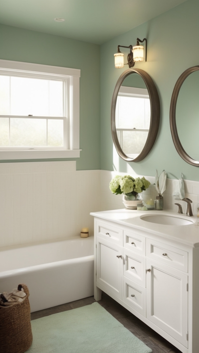 bathroom renovation, modern bathroom, luxury bathroom, green tiles, designer bathroom