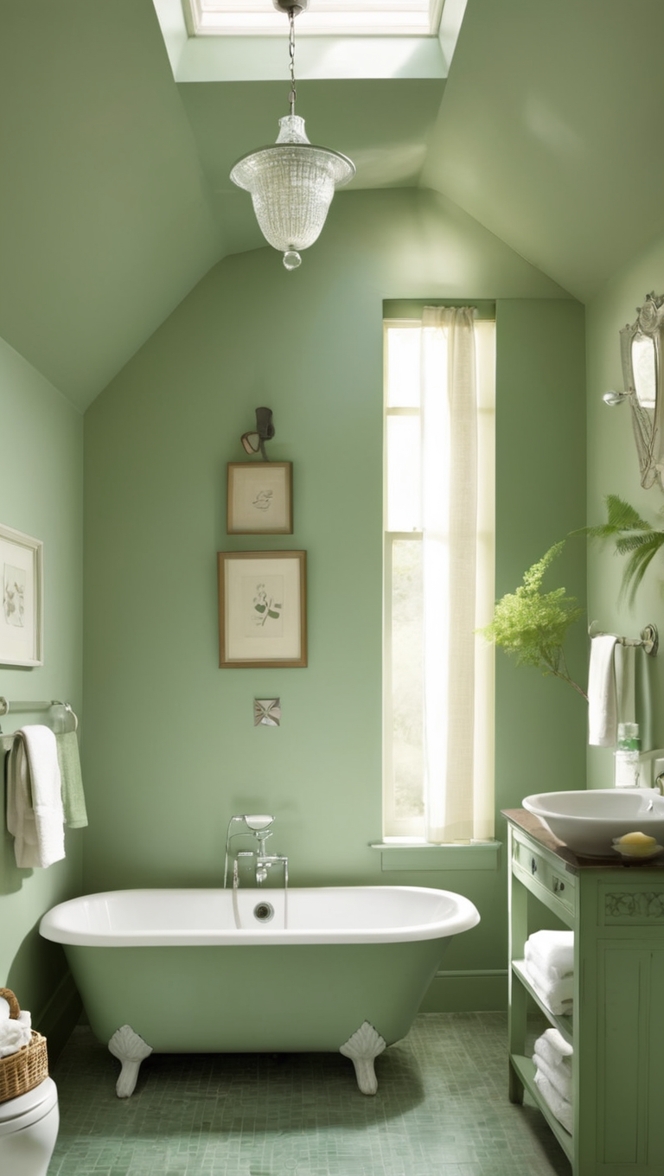 bathroom renovation, modern bathroom, luxury bathroom, green tiles, designer bathroom