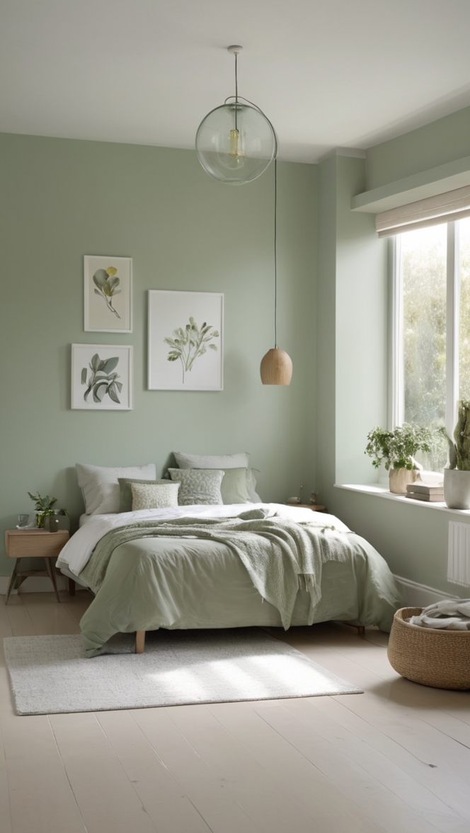 sage green bedding, sage green duvet cover, sage green curtains, grey bedroom decor, grey comforter