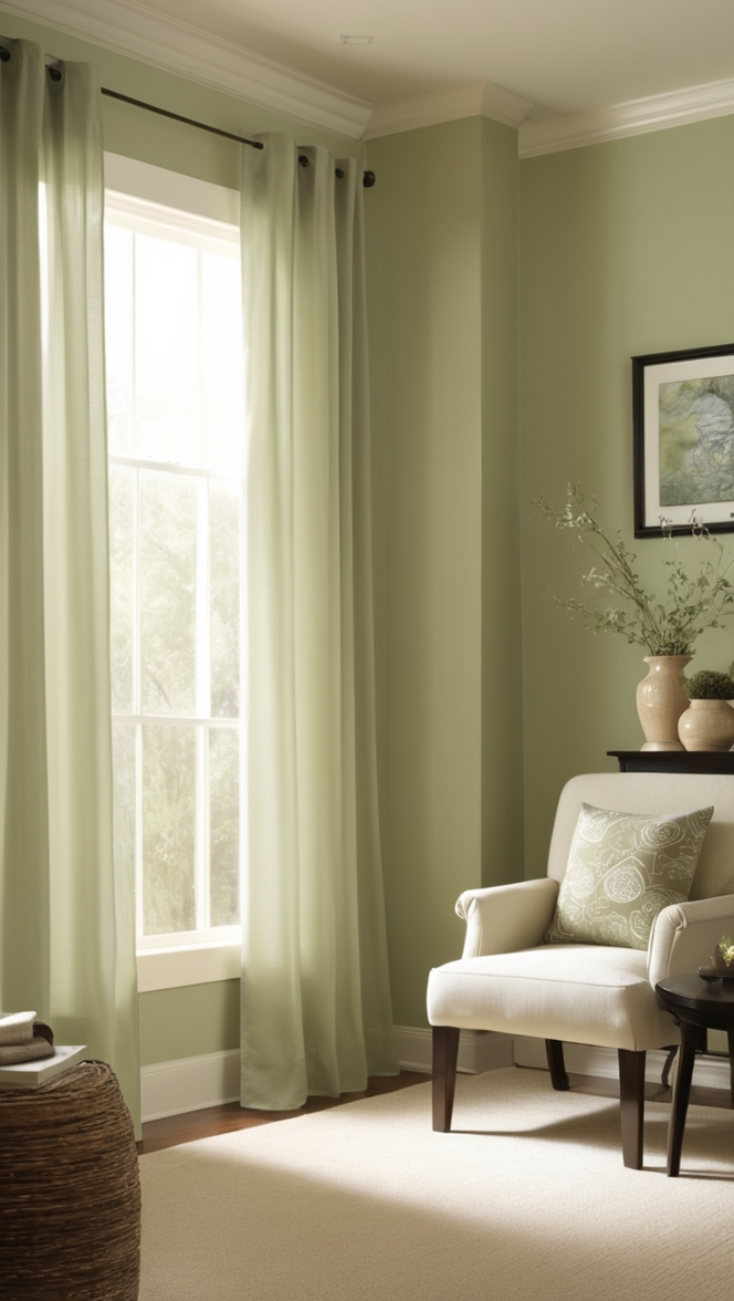 sage green curtains, green living room curtains, modern green curtains, elegant green curtains, luxurious green curtains